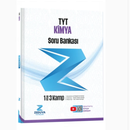 Zeduva Yayınları Meschemy Kimya TYT Kimya 1 Kitap 3 Kamp Soru Bankası