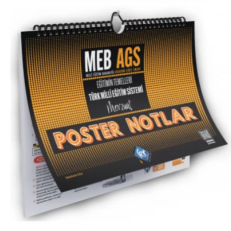 MEB AGS Eğitimin Temelleri ve Türk Milli Eğitim Sistemi Mevzuat Poster Notlar KR Akademi