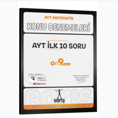 Barış Yayınları AYT İlk 10 Soru Konu Denemeleri