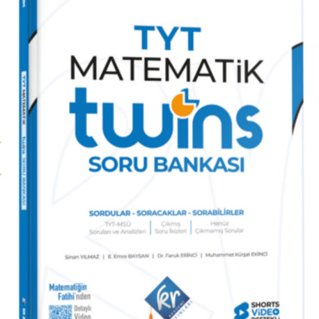 TYT Twins Matematik Soru Bankası KR Akademi Yayınları