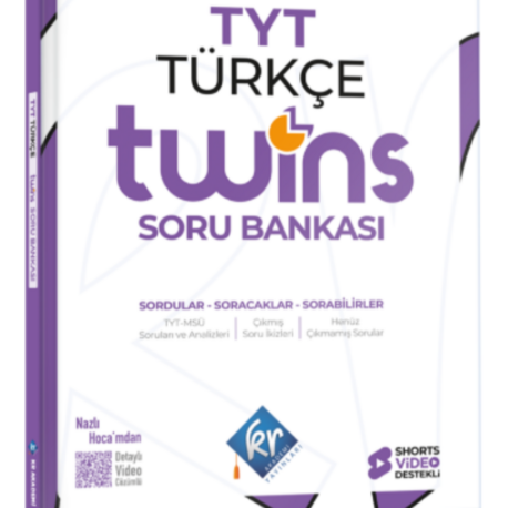 TYT Twins Türkçe Soru Bankası KR Akademi Yayınları