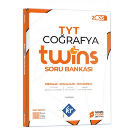 2026 TYT Twins Coğrafya Soru Bankası KR Akademi Yayınları