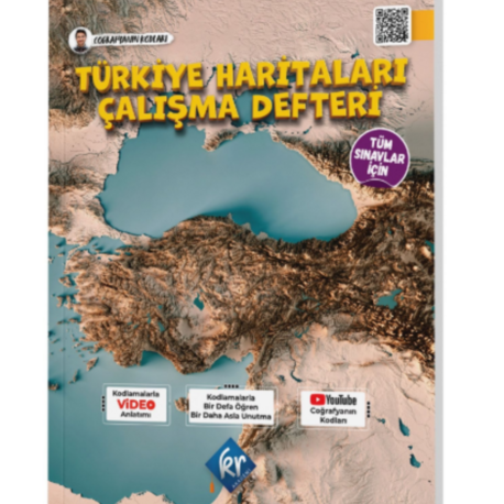 Coğrafyanın Kodları Türkiye Haritaları Çalışma Defteri KR Akademi Yayınları