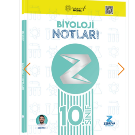 Biosem 10. Sınıf Maarif Modeli Biyoloji Notları Zeduva Yayınları