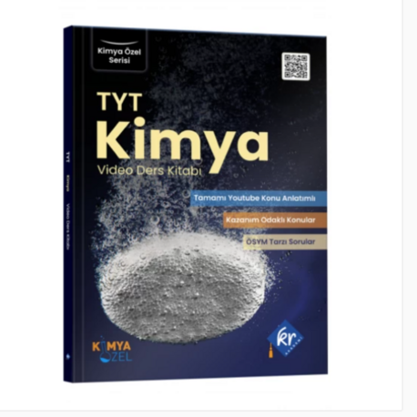 Kimya Özel TYT Kimya Video Ders Kitabı KR Akademi Yayınları