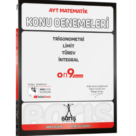Barış Yayınları AYT Matematik Trigonometri Limit Türev İntegral Konu Denemeleri