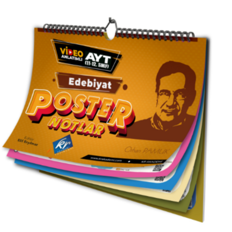 AYT Edebiyat Poster Notlar KR Akademi Yayınları
