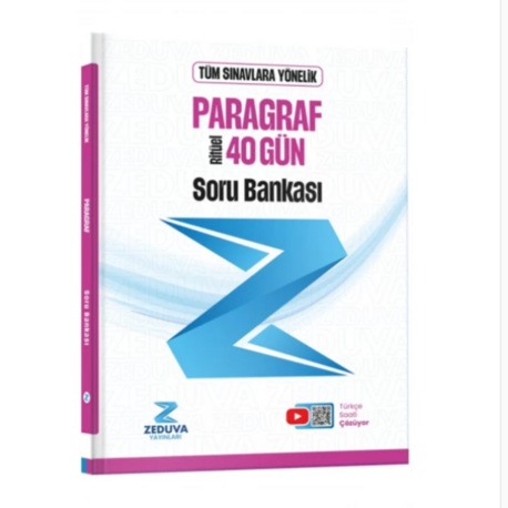 Zeduva Yayınları Türkçe Saati 40 Gün Ritüel Paragraf Soru Bankası