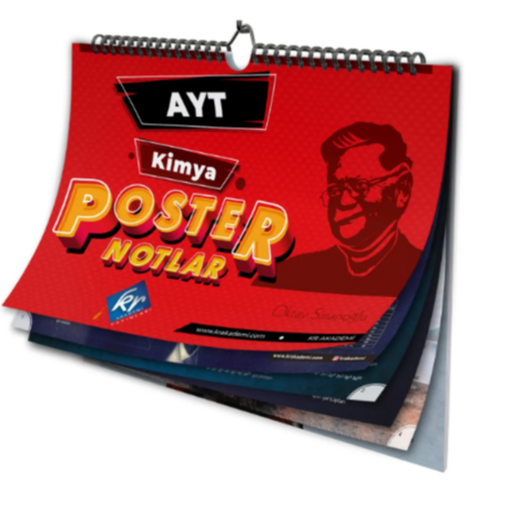 AYT Kimya Poster Notlar KR Akademi Yayınları