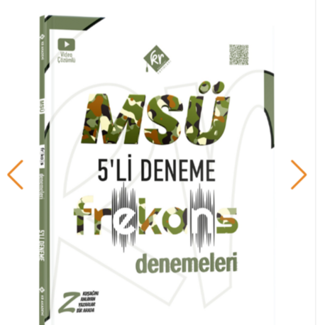 MSÜ 5'li Frekans Denemeleri KR Akademi Yayınları