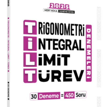 Mert Hoca AYT TİLT Denemeleri - Trigonometri İntegral Limit Türev 30'lu Deneme