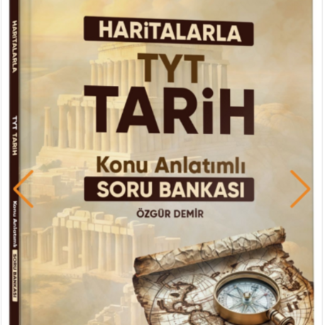 Haritalarla TYT Tarih Konu Anlatımlı Soru Bankası KR Akademi Yayınları