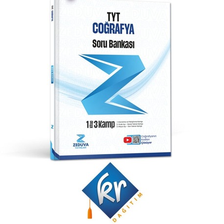 Zeduva Yayınları Coğrafyanın Kodları TYT Coğrafya 1 Kitap 3 Kamp Soru Bankası