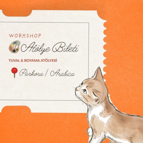 Workshop Atölye Bileti - TUVAL BOYAMA