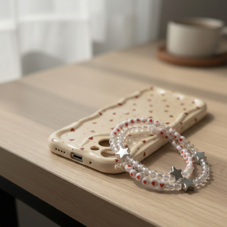 CHARM TELEFON BİLEKLİĞİ + TELEFON KABI