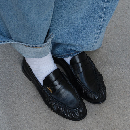 saint laurent loafers 2026 Black ( Premıum )