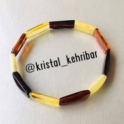 Rolex Tarzı Özel Tasarım Kehribar Bileklik