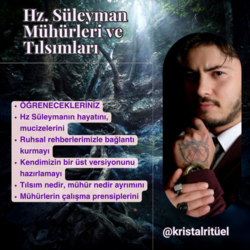 Hz. Süleyman Mühürleri ve Tılsımları Eğitimi 