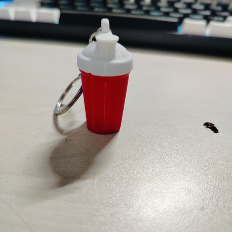 Sesli protein shaker anahtarlık