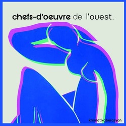 Blue Nudes II - Sticker