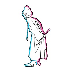 Terbiyeci - El Çizimi Sticker 7,00 TL