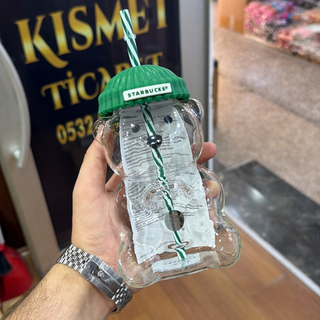 Starbucks ayıcıklı kahve bardağı 