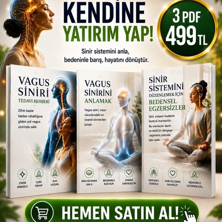 Vagus Siniri & Sinir Sistemi Denge Seti | 3 PDF Dijital Rehber