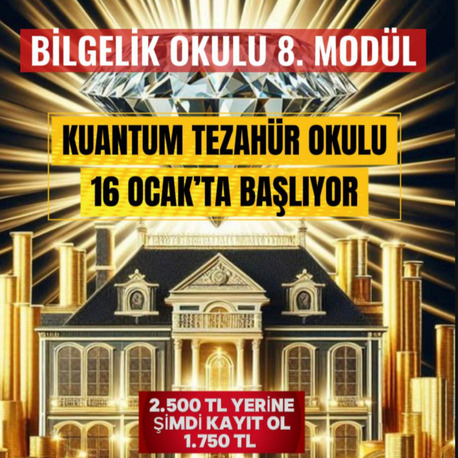 KUANTUM TEZAHÜR OKULU BİLGELİK OKULU 8. MODÜL(HAZIR KAYIT)