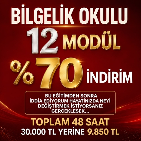BİLGELİK OKULU 12 MODÜL BİRLİKTE (HAZIR KAYIT)