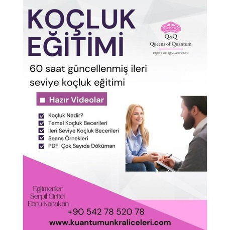 60 SAATLİK KOÇLUK EĞİTİMİ (HAZIR KAYIT)  