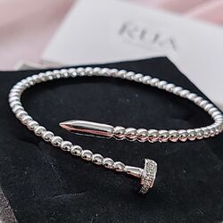Çivi Bileklik-Silver