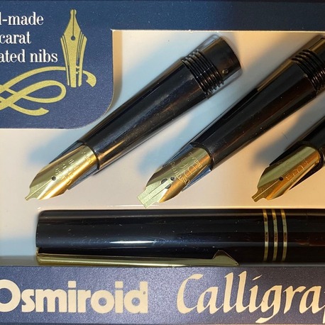 Osmiroid 22Kr Altın uçlu HAT-KALİGRAFİ seti 