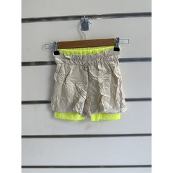 Neon detaylı taytlı şort