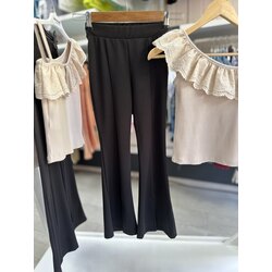 siyah ispanyol paça pantalon