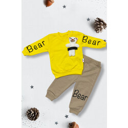 Oyuncak Ayıcıklı Çocuk Eşofman Takımı Unisex 6-18 Ay