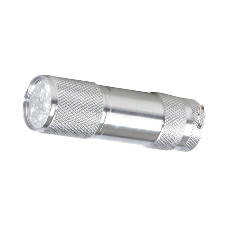 Mini El Feneri 9 LED Alüminyum Cep El Feneri, Acil Durumlar İçin Kordonlu