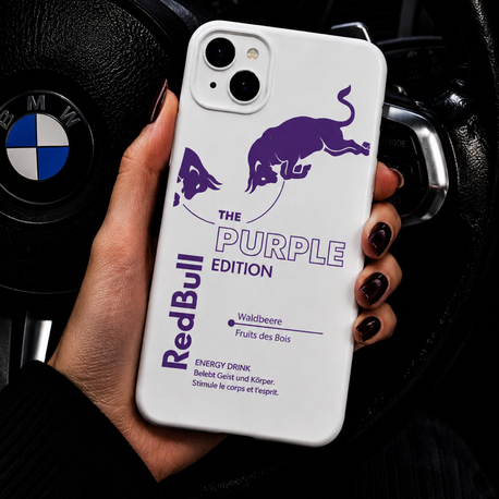IPhone | REDBULL MOR Özel Tasarımlı | Lansman Slikonlu Kılıf 