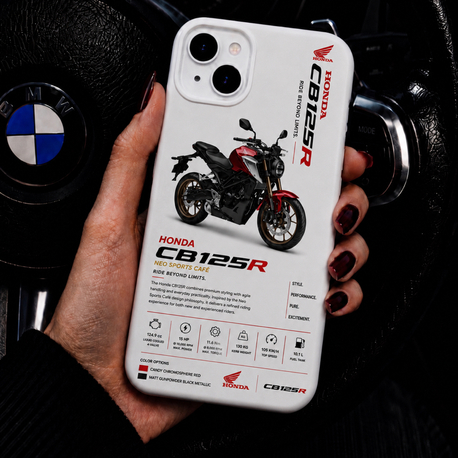 IPhone | HONDA CB125R Özel Tasarımlı | Lansman Slikonlu Kılıf 