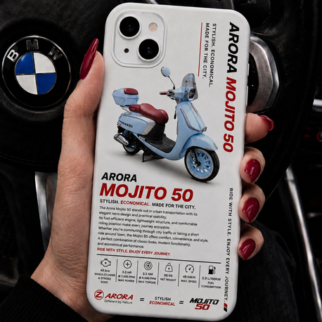 IPhone | ARORA MOJİTO 50 Özel Tasarımlı | Lansman Slikonlu Kılıf 