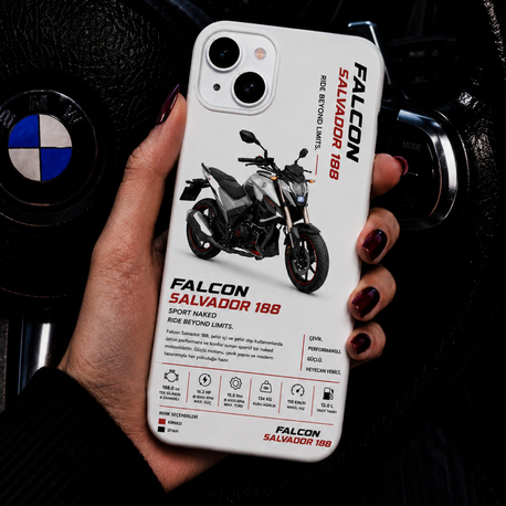 IPhone | FALCON SALVADOR Özel Tasarımlı | Lansman Slikonlu Kılıf 