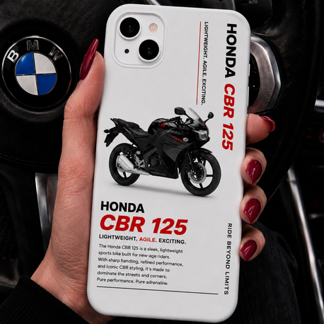 IPhone | HONDA CBR 125 Özel Tasarımlı | Lansman Slikonlu Kılıf 