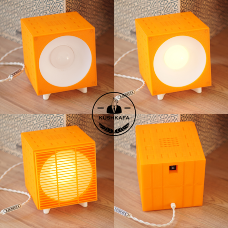 KushKafa 2000's Orange - Retro Endüstriyel Ambiyans Aydınlatma – Dekoratif Işık 