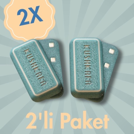 KushKafa Çıt Çıt Limited Green 2'Li Paket ( Mıknatıslı Stres Oyuncağı - Fidget Toy )