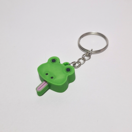 Tongue Frog Keychain