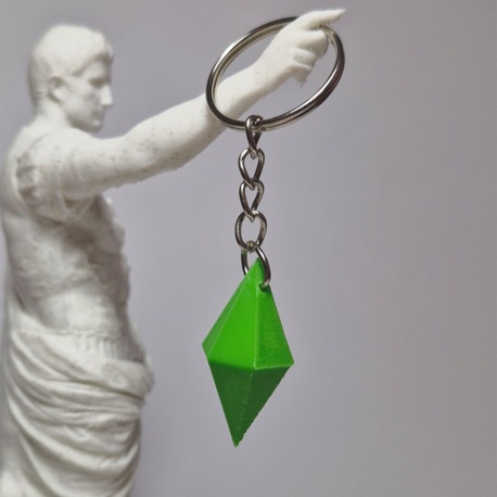 Plumbob Keychain