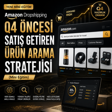 Amazon Dropshipping Q4 Öncesi Satış Getiren Ürün Arama Stratejisi (Mini Eğitim)