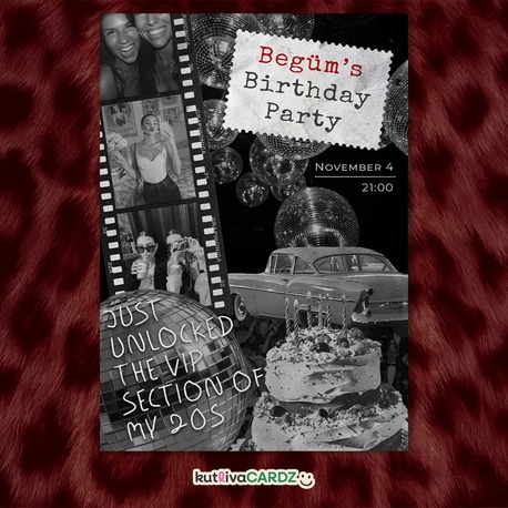 Birthday Card Model-3 (10 Adet)