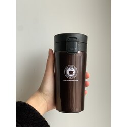 Kahverengi Cup Termos 400 Ml