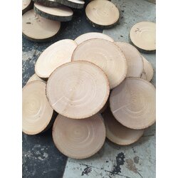 100 adet 5-6 cm lik kütük Dilim