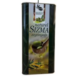 Naturel Gemlik Lezzeti: 5 Lt İlk Soğuk Sıkım Zeytin Yağı